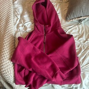 Pomegranate Scuba half zip